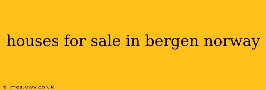 houses for sale in bergen norway