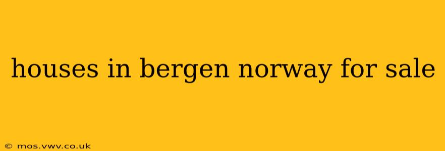 houses in bergen norway for sale