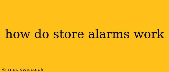 how do store alarms work