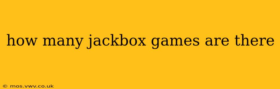how many jackbox games are there