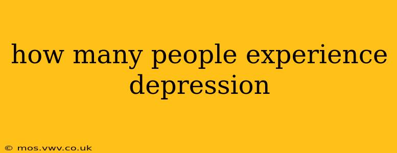 how many people experience depression
