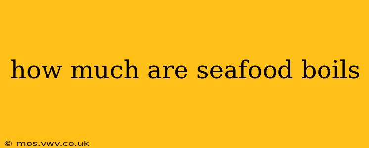 how much are seafood boils