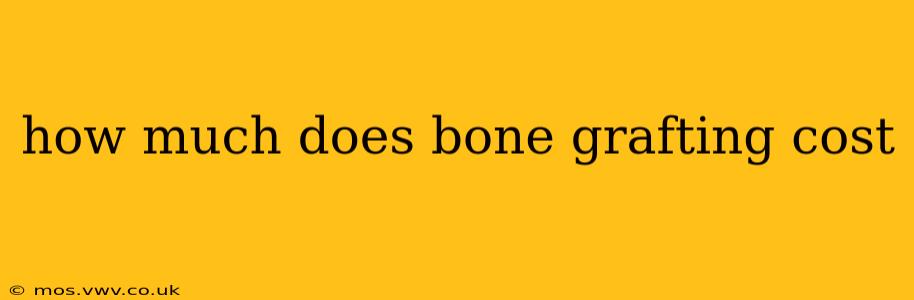 how much does bone grafting cost