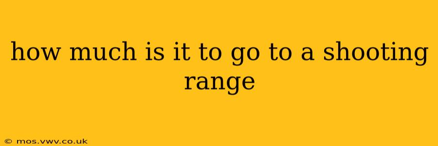 how much is it to go to a shooting range