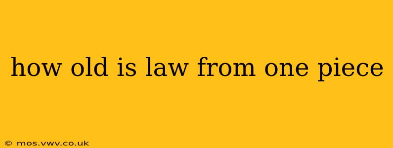how old is law from one piece