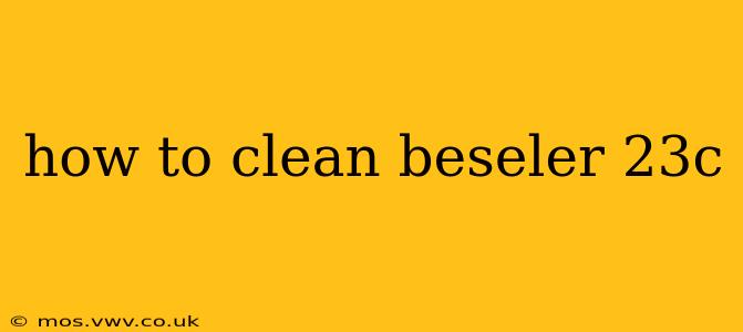 how to clean beseler 23c