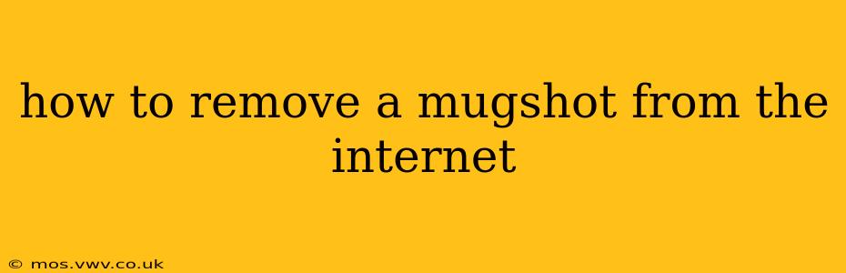 how to remove a mugshot from the internet