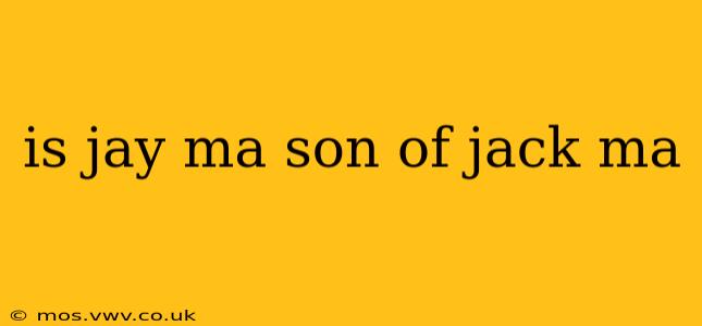 is jay ma son of jack ma