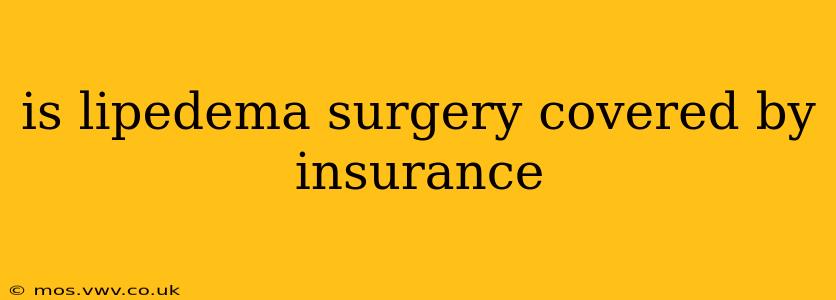 is lipedema surgery covered by insurance