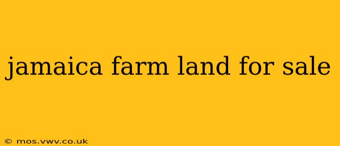 jamaica farm land for sale