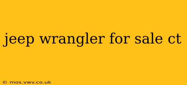 jeep wrangler for sale ct