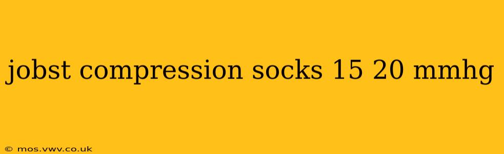 jobst compression socks 15 20 mmhg