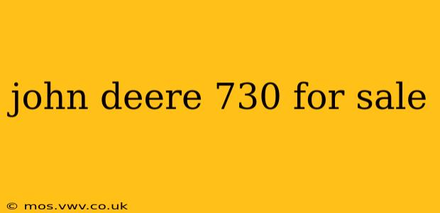 john deere 730 for sale