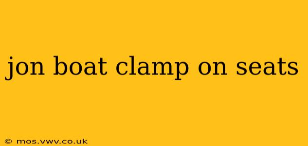jon boat clamp on seats
