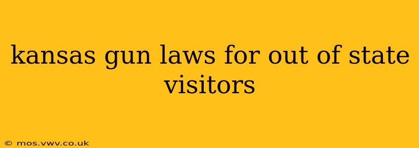 kansas gun laws for out of state visitors