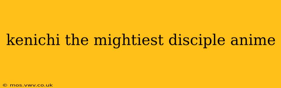 kenichi the mightiest disciple anime