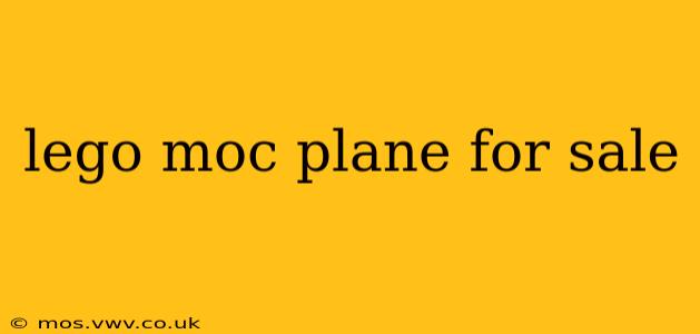 lego moc plane for sale