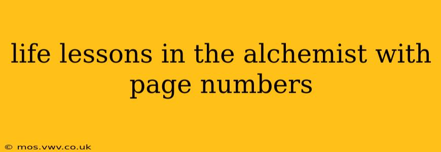 life lessons in the alchemist with page numbers