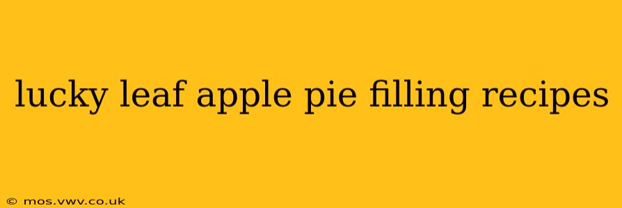lucky leaf apple pie filling recipes