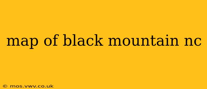 map of black mountain nc