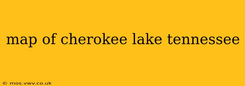 map of cherokee lake tennessee