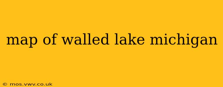 map of walled lake michigan
