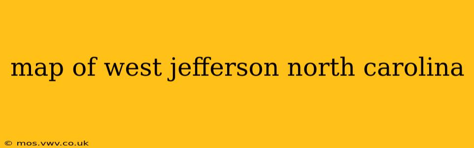 map of west jefferson north carolina