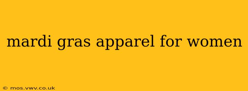 mardi gras apparel for women