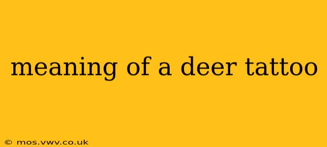 meaning of a deer tattoo
