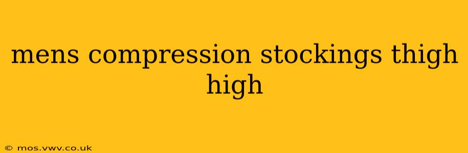 mens compression stockings thigh high