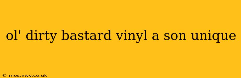 ol' dirty bastard vinyl a son unique