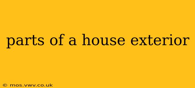 parts of a house exterior