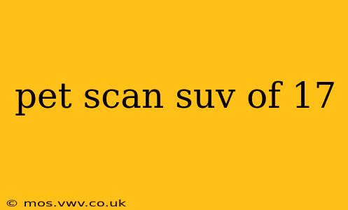 pet scan suv of 17