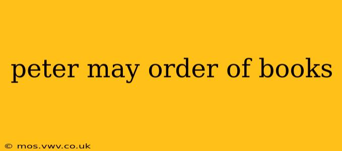 peter may order of books