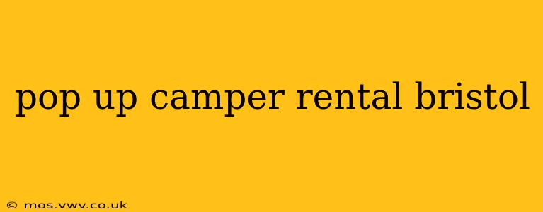 pop up camper rental bristol