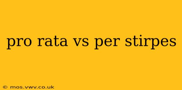 pro rata vs per stirpes