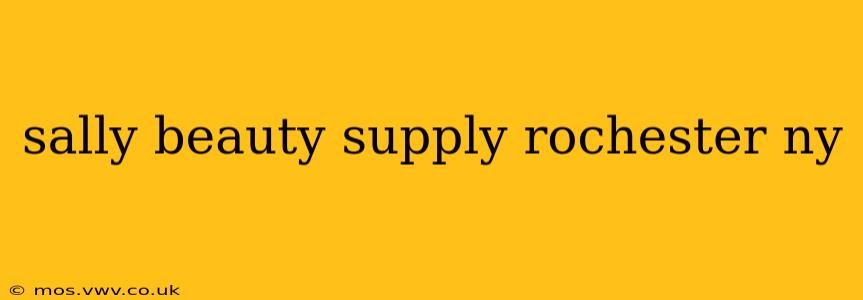 sally beauty supply rochester ny