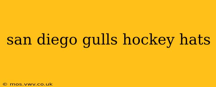 san diego gulls hockey hats