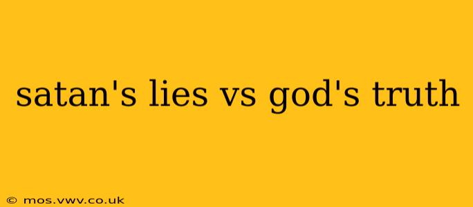 satan's lies vs god's truth