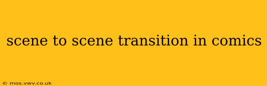 scene to scene transition in comics