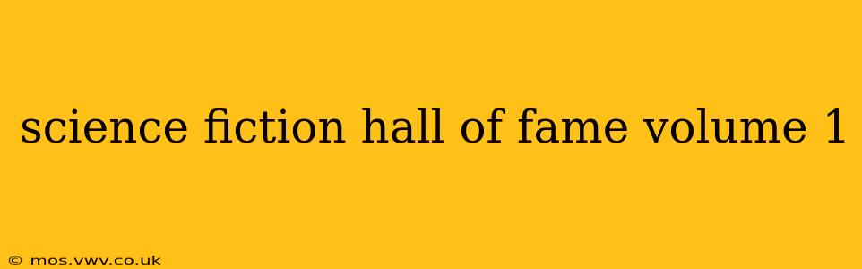 science fiction hall of fame volume 1