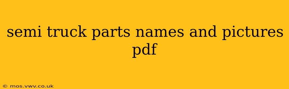 semi truck parts names and pictures pdf
