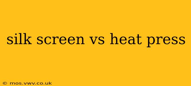 silk screen vs heat press