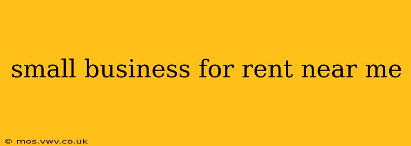 small business for rent near me