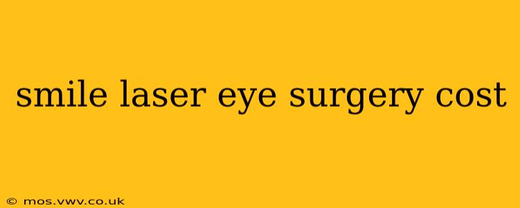 smile laser eye surgery cost
