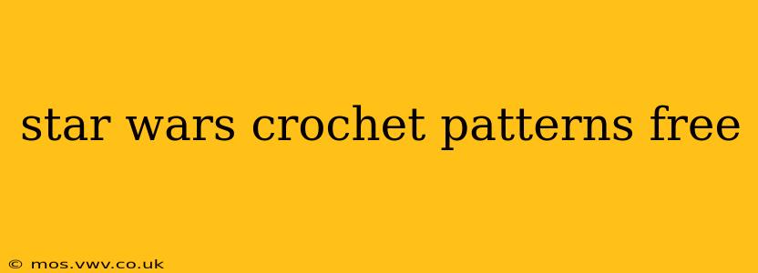 star wars crochet patterns free
