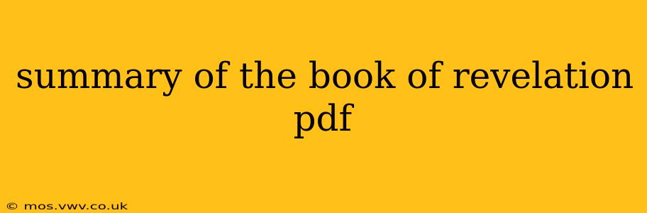 summary of the book of revelation pdf