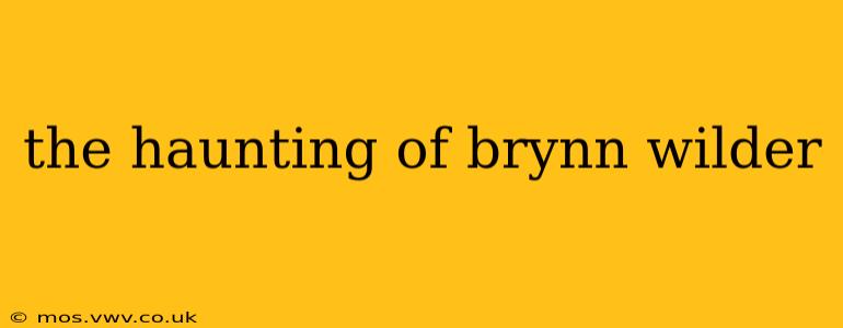 the haunting of brynn wilder