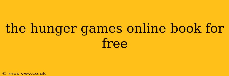 the hunger games online book for free