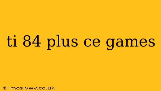 ti 84 plus ce games